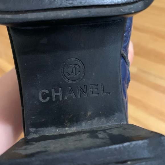Chanel blue uncle lace boots - Picture 8 of 8